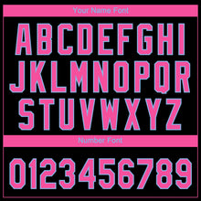 Laden Sie das Bild in den Galerie-Viewer, Uksn Individuelles Schwarz Pink-Hellblau Farbverlauf-Stil Funkelnder Stern Zweiknopf Unisex Softball-Trikot
