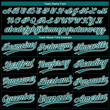 Laden Sie das Bild in den Galerie-Viewer, Uksn Individuelles Schwarz Petrol-Weiß Farbverlauf-Stil Funkelnder Stern Zweiknopf Unisex Softball-Trikot
