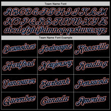 Laden Sie das Bild in den Galerie-Viewer, Uksn Individuelles Bestickt Schwarz Schwarz-Orange Sport Pullover Sweatshirt Hoodie
