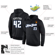 Laden Sie das Bild in den Galerie-Viewer, Uksn Individuelles Bestickt Schwarz Weiß-Grau Sport Pullover Sweatshirt Hoodie
